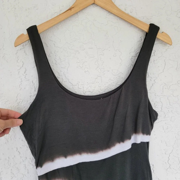 Freiss Original Tank Top Tie Dye Accent Rayon Stretchy Dark Gray Womans S - Picture 5 of 9